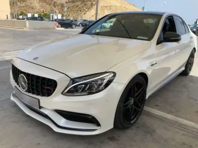 Usado Mercedes C63 AMG AMG 476 CV (350 kW) 2015 Blanco Berlina