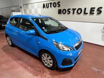 Usado Peugeot 108 Allure 82 CV (60 kW) 2016 Azul Utilitario