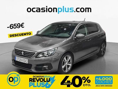 Usado Peugeot 308 Allure 110 CV (80 kW) 2017 Gris