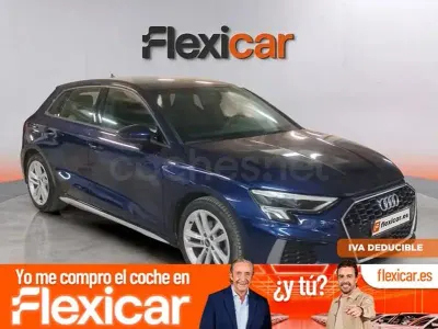 Usado Audi A3 150 CV (110 kW) 2021 Azul Berlina
