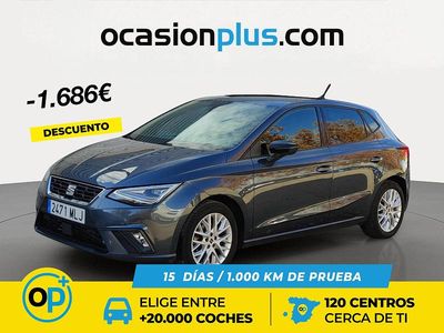 Usado Seat Ibiza FR 110 CV (80 kW) 2023 Gris Berlina