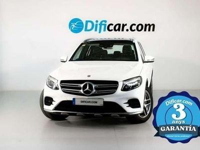 Usado Mercedes GLC220 AMG line 173 CV (127 kW) 2015 Blanco SUV