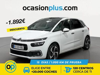 Usado Citroën C4 Shine 150 CV (110 kW) 2017 Blanco Monovolumen