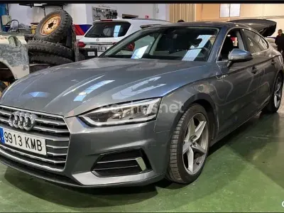 Usado Audi A5 Sportback Sport 190 CV (139 kW) 2018 Gris / plata Utilitario
