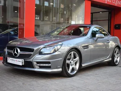 Usado Mercedes SLK250 204 CV (150 kW) 2013 Gris / plata Descapotable