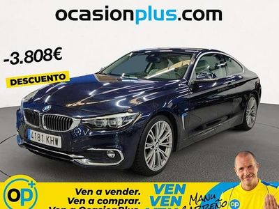 Usado BMW 420 190 CV (139 kW) 2018 Azul Coupe