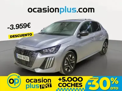 Usado Peugeot 208 Allure 100 CV (73 kW) 2025 Gris Utilitario