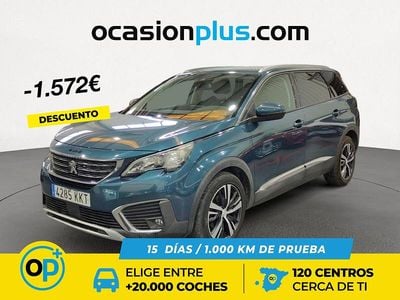 Usado Peugeot 5008 Allure 130 CV (95 kW) 2018 Verde Monovolumen
