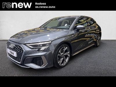 Usado Audi A3 150 CV (110 kW) 2021 Gris Berlina