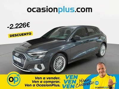 Usado Audi A3 Advanced Plus 110 HP (80 kW) 2022 Cinzento Sedan