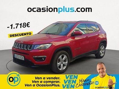 Käytetty Jeep Compass Longitude 120 HP (88 kW) 2019 Punainen Katumaasturi