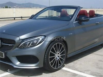 Usado Mercedes C43 AMG 367 CV (269 kW) 2016 Gris / plata Descapotable