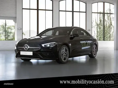 Usado Mercedes CLA200 163 CV (119 kW) 2022 Negro Coupe