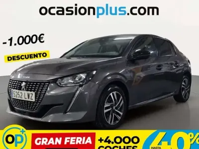Usado Peugeot 208 Allure 102 CV (75 kW) 2022 Gris Utilitario