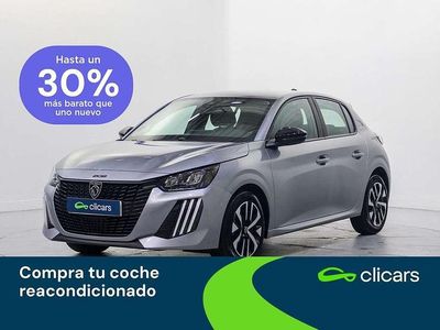 Usado Peugeot 208 Active 102 CV (75 kW) 2024 Plateado Utilitario