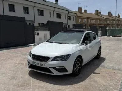 Usado Seat Leon FR 184 CV (135 kW) 2018 Blanco Berlina