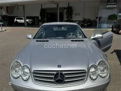 Usado Mercedes SL500 306 CV (225 kW) 2002 Gris / plata Descapotable