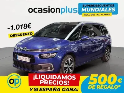 Usado Citroën Grand C4 Picasso Feel 120 CV (88 kW) 2017 Azul Monovolumen