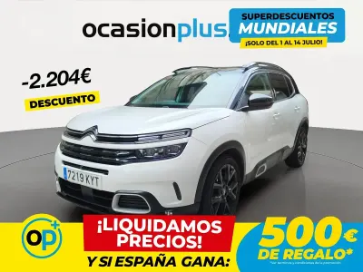 Usado Citroën C5 Aircross Shine 177 CV (130 kW) 2019 Blanco SUV