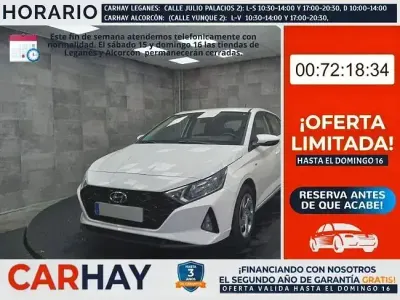 Usado Hyundai i20 101 CV (74 kW) 2021 Blanco Utilitario