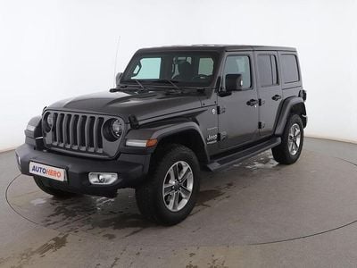 Gris Usado 2019 Jeep Wrangler Sahara SUV | 41.399 € (Precio justo)
