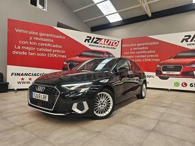 Usado Audi A3 116 CV (85 kW) 2021 Negro Berlina