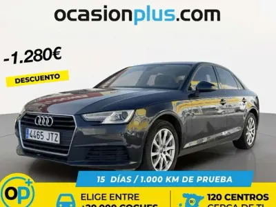Usado Audi A4 Advanced 150 CV (110 kW) 2016 Azul Berlina