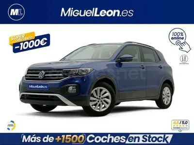 Usado VW T-Cross Advance 110 CV (80 kW) 2023 Azul SUV
