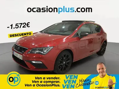 Usado Seat Leon FR 130 CV (95 kW) 2020 Rojo Berlina