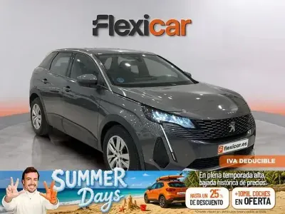 Usado Peugeot 3008 Active 130 CV (95 kW) 2021 Gris SUV