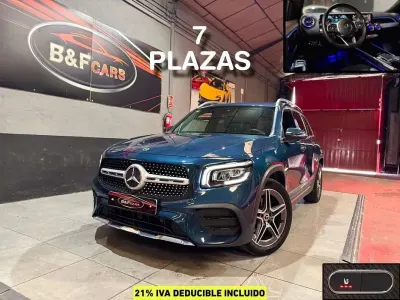 Usado Mercedes GLB200 150 CV (110 kW) 2021 Azul SUV