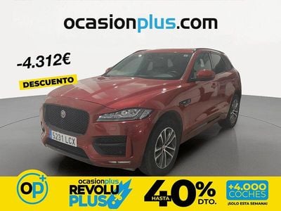 Usado Jaguar F-Pace R-Sport 250 CV (183 kW) 2019 Rojo SUV