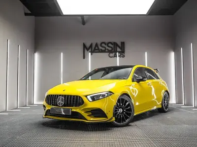 Usado Mercedes A180 136 CV (100 kW) 2019 Amarillo Berlina
