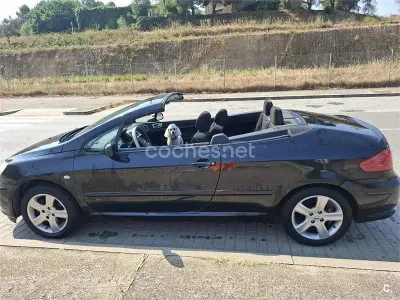Usado Peugeot 307 CC 138 CV (101 kW) 2005 Negro Descapotable
