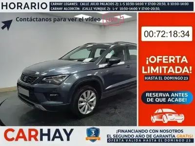 Usado Seat Ateca Style 116 CV (85 kW) 2019 Gris SUV
