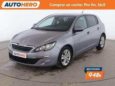 Usado Peugeot 308 Style 99 CV (72 kW) 2017 Negro Utilitario