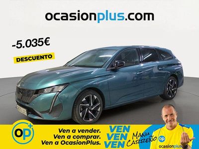 Usado Peugeot 308 Allure 130 CV (95 kW) 2022 Azul Familiar
