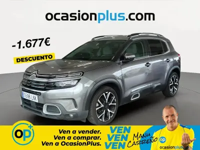 Usado Citroën C5 Aircross Shine 131 CV (96 kW) 2021 Gris SUV