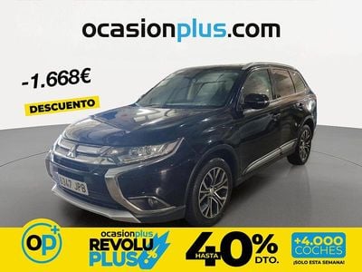 Usado Mitsubishi Outlander Motion 150 CV (110 kW) 2016 Negro SUV