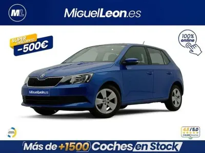 Usado Skoda Fabia Ambition 90 CV (66 kW) 2017 Azul Utilitario