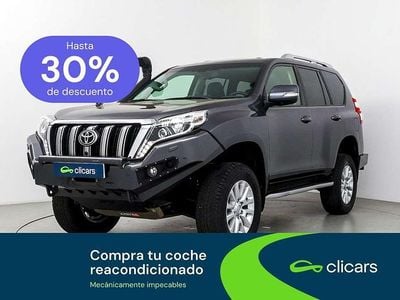 Usado Toyota Land Cruiser 177 CV (130 kW) 2017 Gris SUV