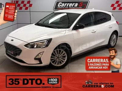Usado Ford Focus Titanium 120 CV (88 kW) 2019 Blanco Berlina