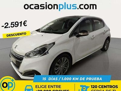Usado Peugeot 208 Allure 99 CV (72 kW) 2016 Blanco Utilitario