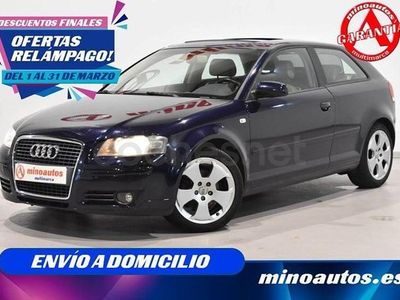Usado Audi A3 Attraction 200 CV (147 kW) 2007 Azul Utilitario