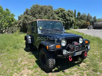 Usado Jeep Wrangler 177 CV (130 kW) 2001 Negro SUV