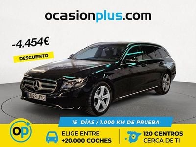 Negro Usado 2017 Mercedes E220 Familiar | 21.046 € (Super precio)