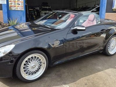 Usado Mercedes SLK200 163 CV (119 kW) 2005 Negro Descapotable