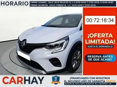 Usado Renault Captur Intens 101 CV (74 kW) 2021 Blanco SUV