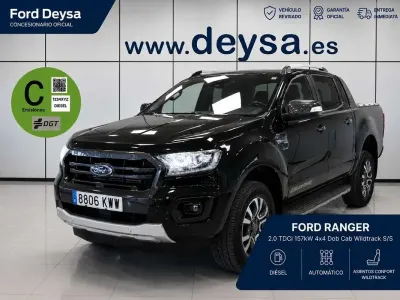Usado Ford Ranger Wildtrack 213 CV (156 kW) 2019 Negro Pickup/Camioneta