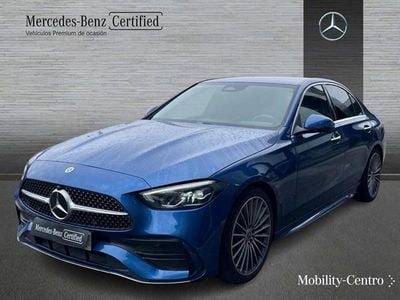 Usado Mercedes C200 AMG line 163 CV (119 kW) 2023 Spektral blue  metallic paint Berlina